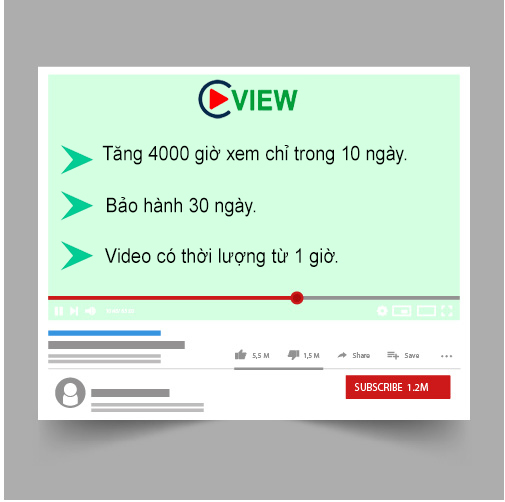 Flat social media multimedia player