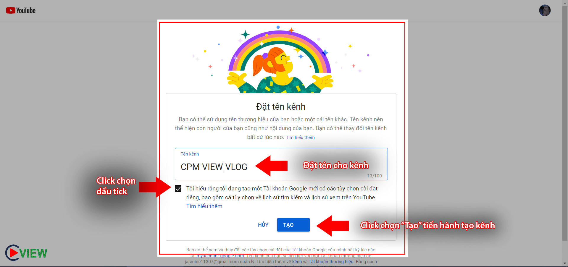hình 4 tt tạo kênh youtube