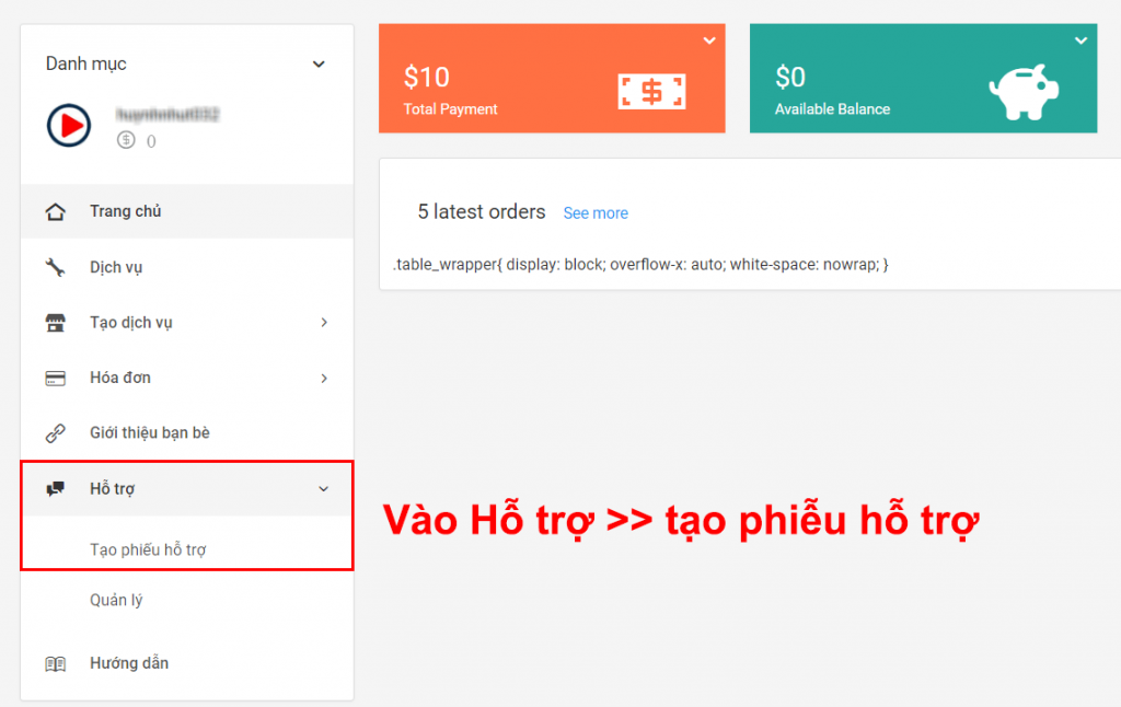 hỗ trợ khách hàng